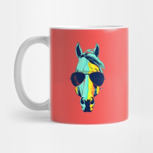 Horse with Sunglasses Mug